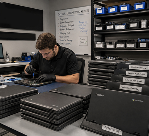 Chromebook Repair for Schools & Districts